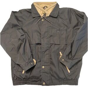 WinnerMate Sportwear Jacket Mens Large Black NAPA Mufflers Windbreaker Coat